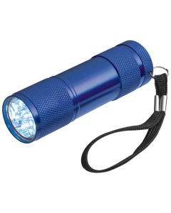 Latarka 9 LED metalowa