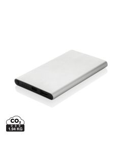 Power bank 4000 mAh z aluminium z recyklingu