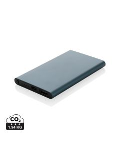 Power bank 4000 mAh z aluminium z recyklingu