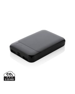 Power bank 5000 mAh, plastik z recyklingu