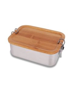 Stalowy lunch box 800 ml Somerton, srebrny