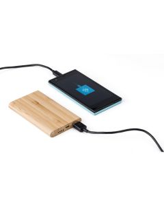 Bambusowy power bank 4000 mAh